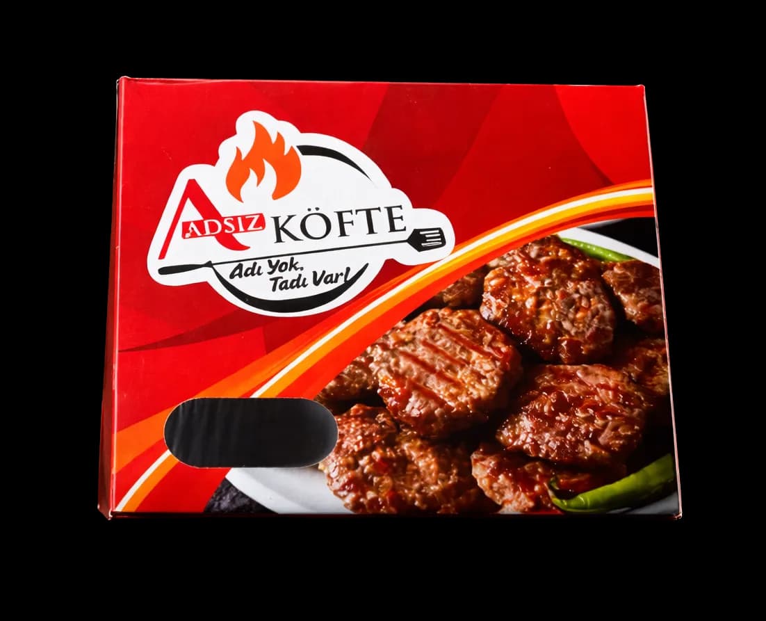 Lezzetli köfte tabağı